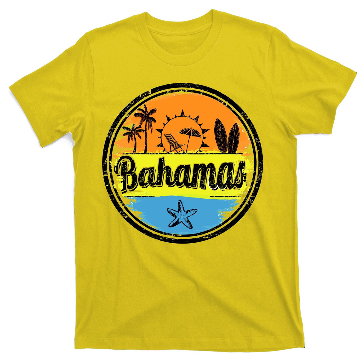 Bahamas Retro Circle T-Shirt product image 3