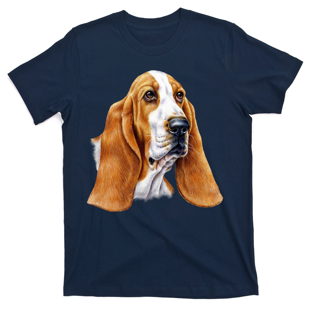 Basset Hound Face T-Shirt product image 1