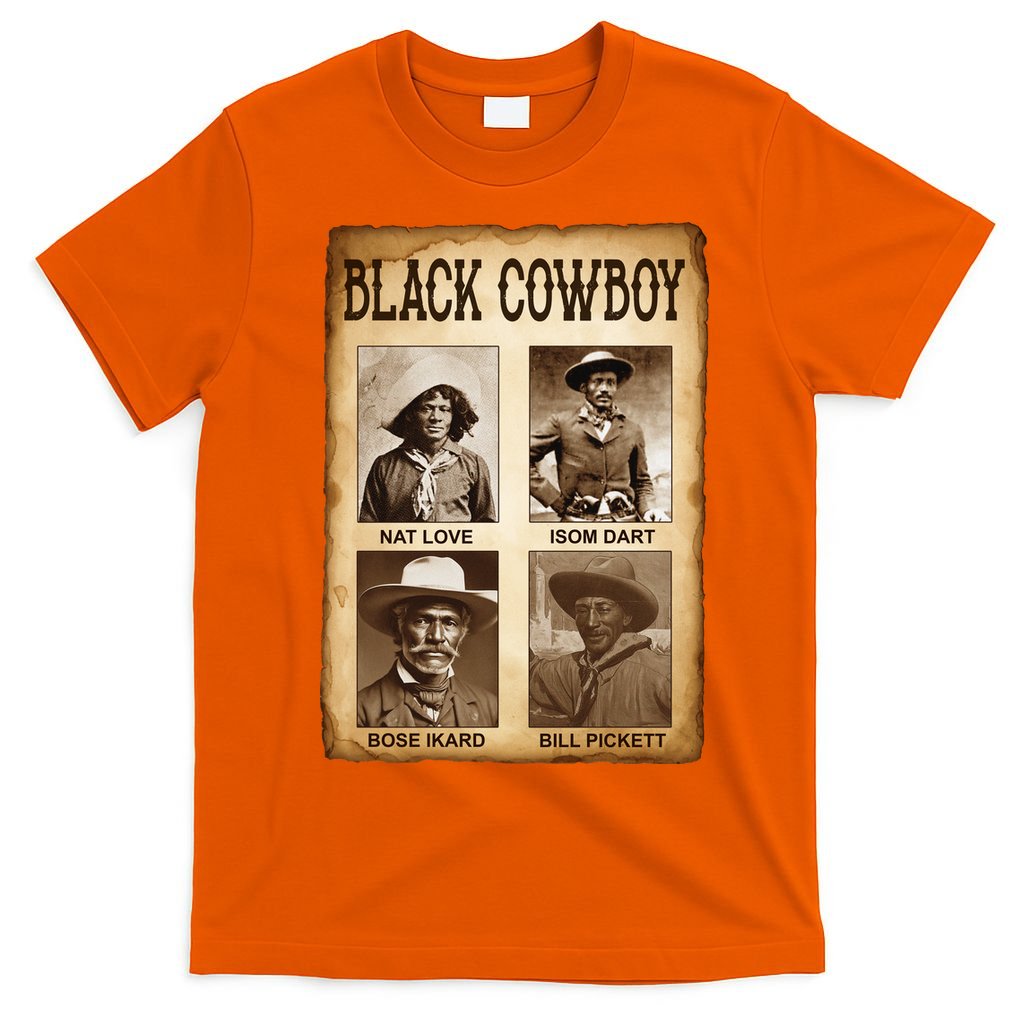 Black Cowboy Western Rodeo Melanin History Texas T-Shirt product image 3