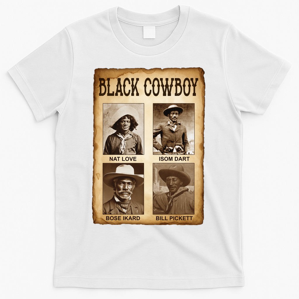 Black Cowboy Western Rodeo Melanin History Texas T-Shirt product image 6
