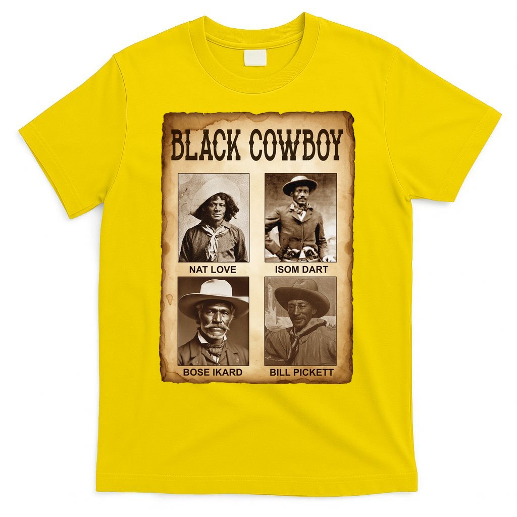 Black Cowboy Western Rodeo Melanin History Texas T-Shirt product image 2