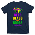 Beer Beads and Boobs Mardi Gras New Orleans T-Shirt product image 1