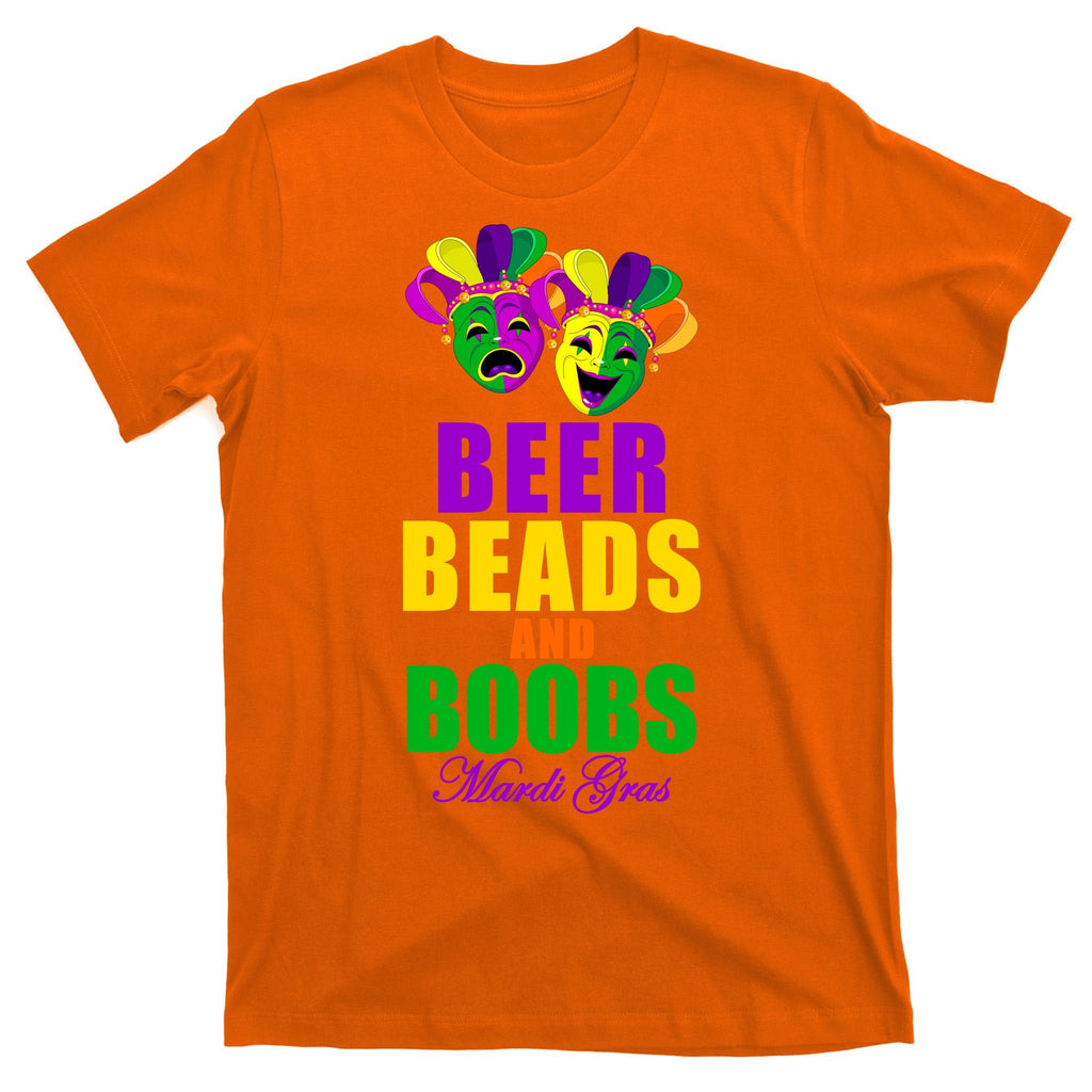 Beer Beads and Boobs Mardi Gras New Orleans T-Shirt product image 5