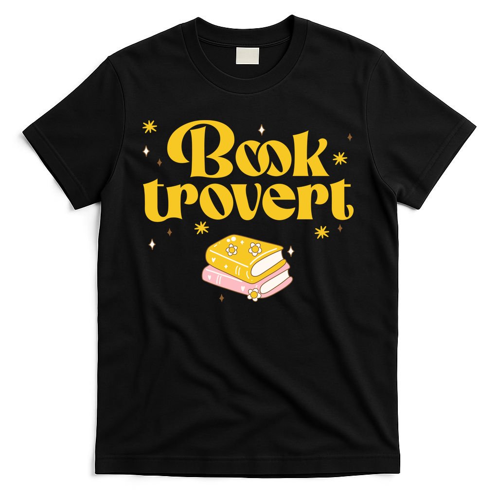 Booktrovert Funny Book Lover Reading T-Shirt product image 4