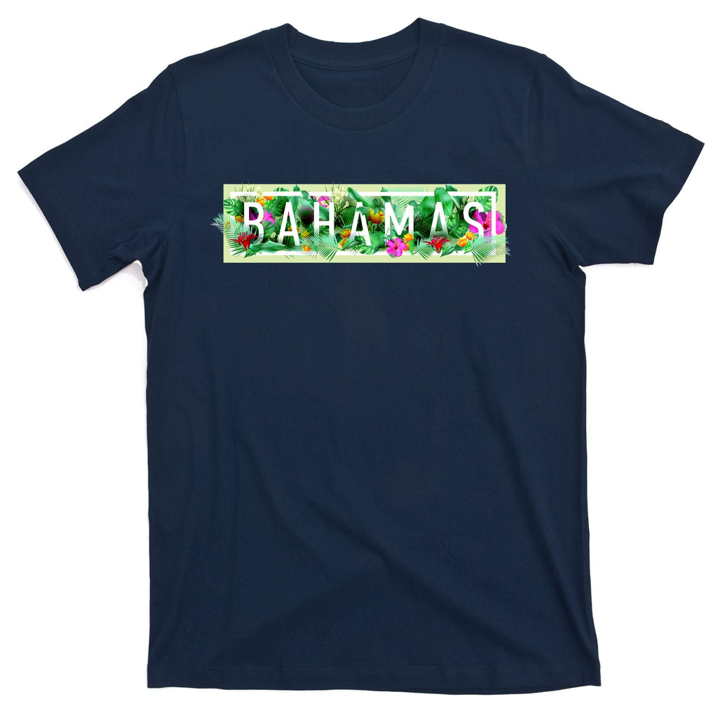 Bahamas Framed Floral Design T-Shirt product image 1