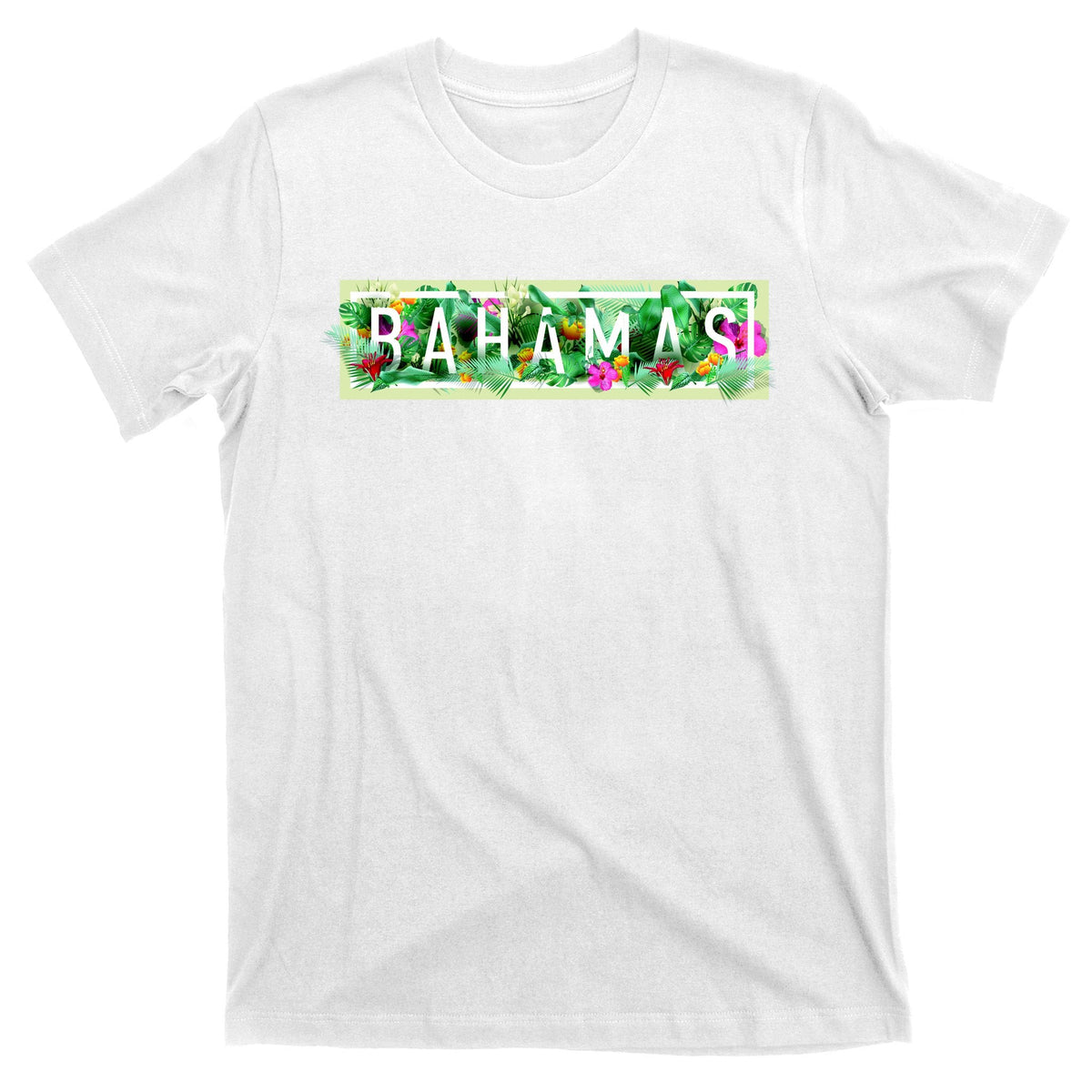 Bahamas Framed Floral Design T-Shirt product image 11