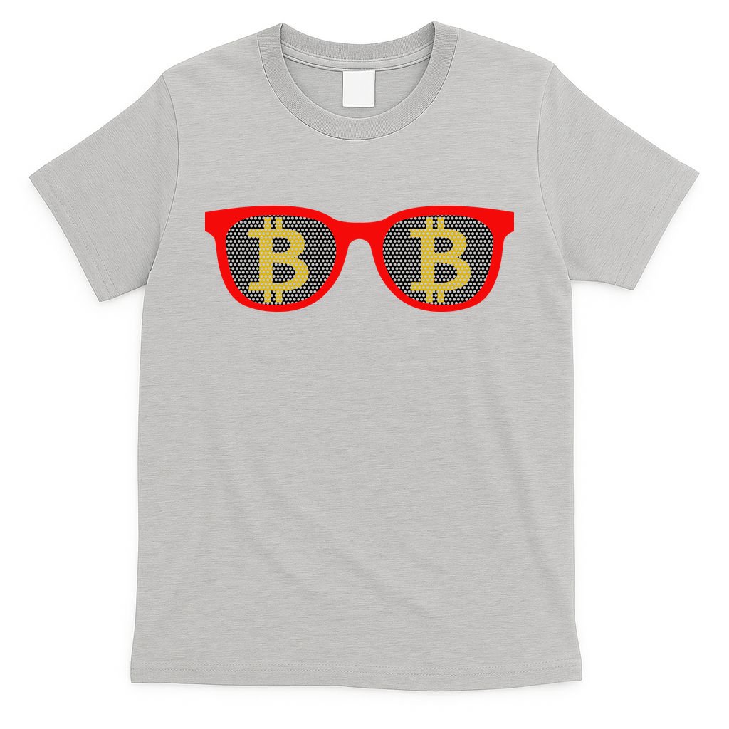 Bitcoin Glasses T-Shirt product image 9