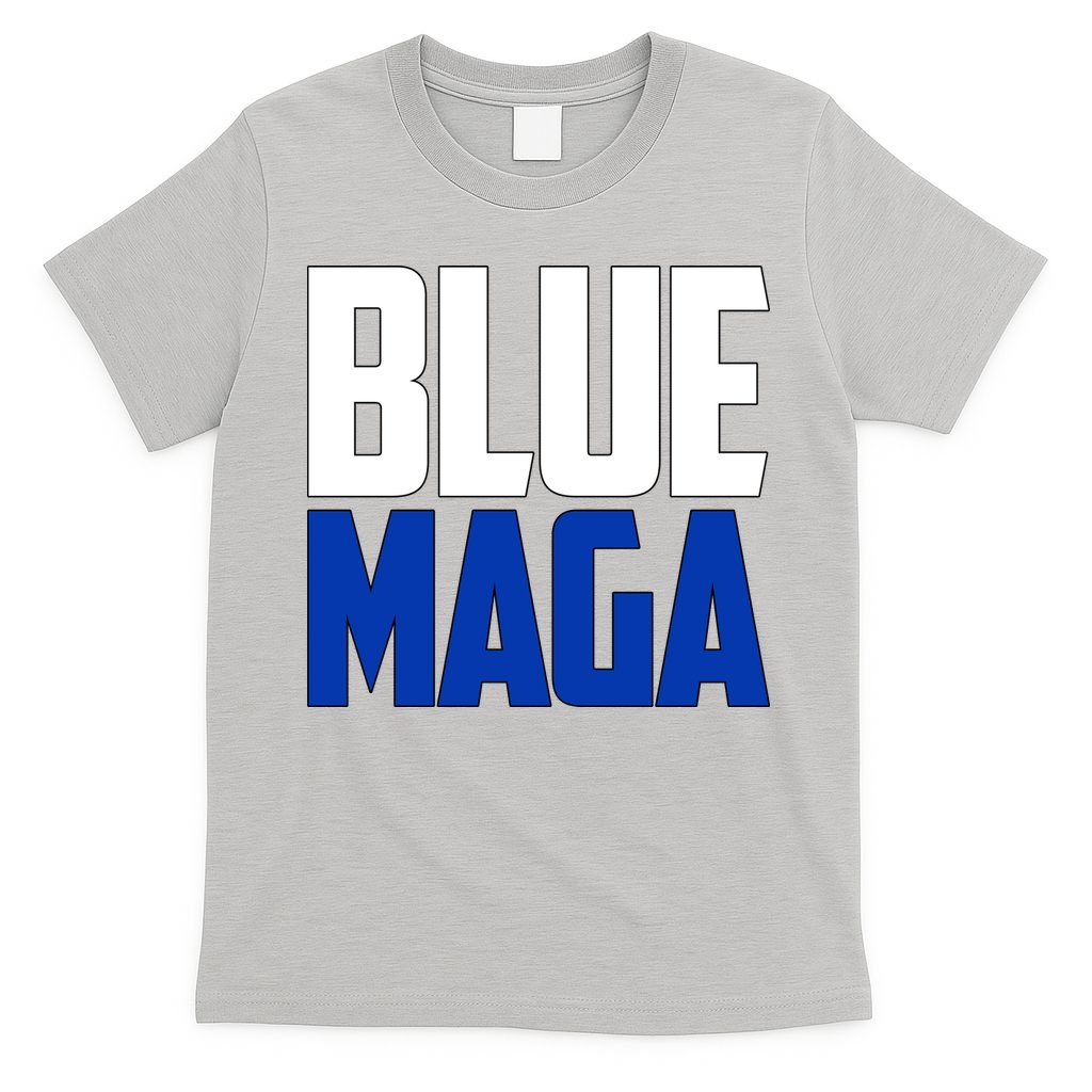 Blue Maga Democrat Make America Great Again T-Shirt product image 5