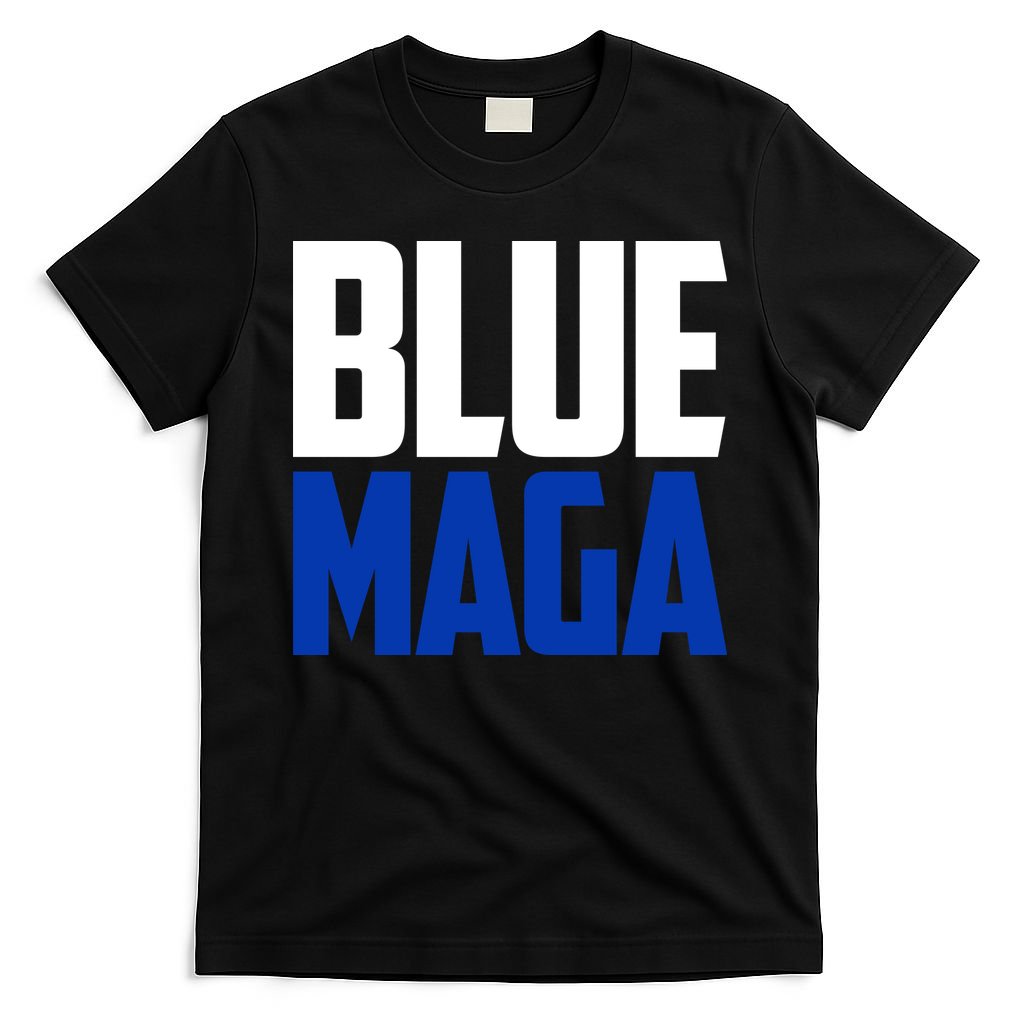 Blue Maga Democrat Make America Great Again T-Shirt product image 4