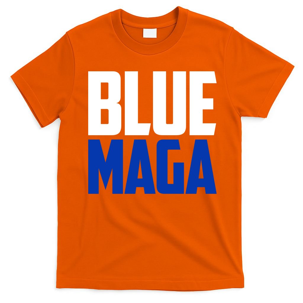 Blue Maga Democrat Make America Great Again T-Shirt product image 3