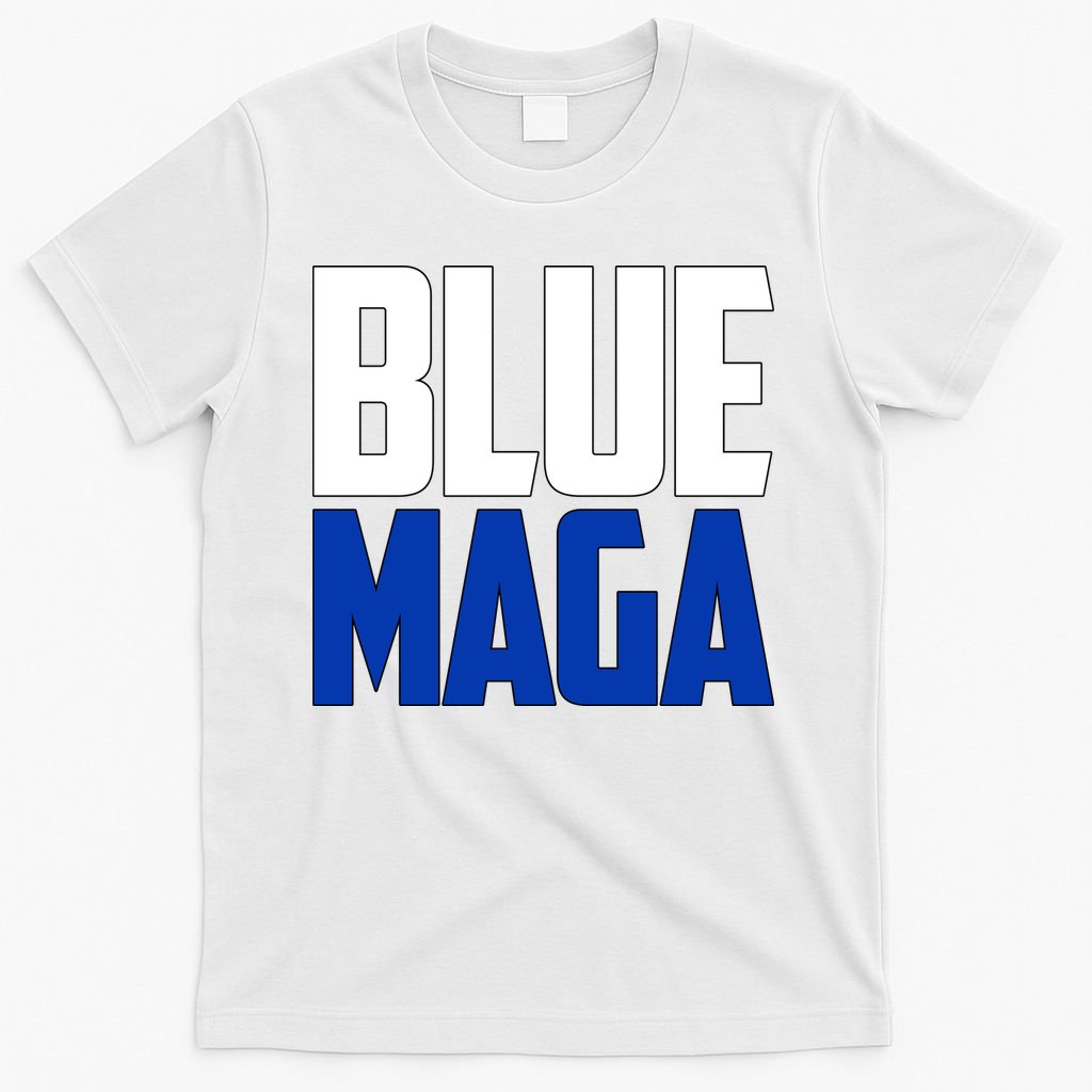 Blue Maga Democrat Make America Great Again T-Shirt product image 6