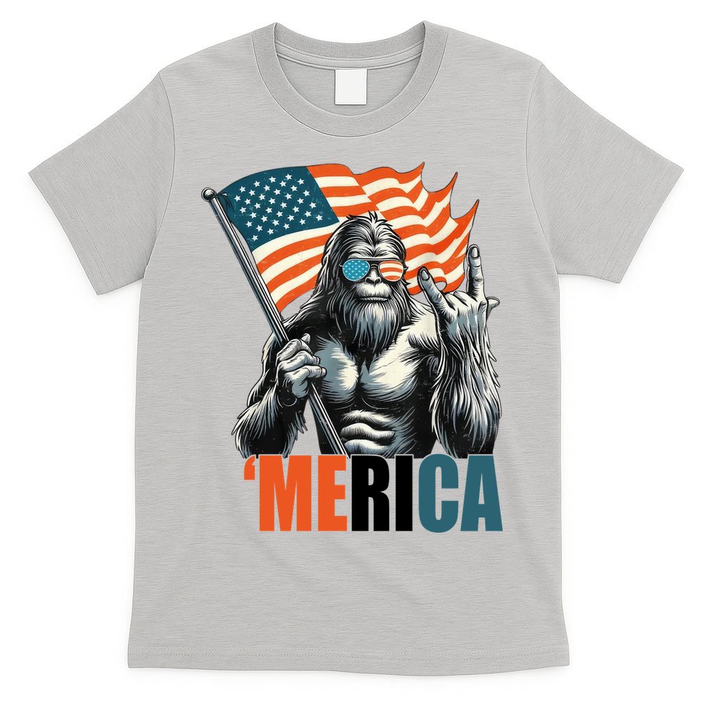 Bigfoot Merica Rock American Flag Patriotic 4th Of July product image 5