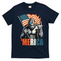 Bigfoot Merica Rock American Flag Patriotic 4th Of July product image 1