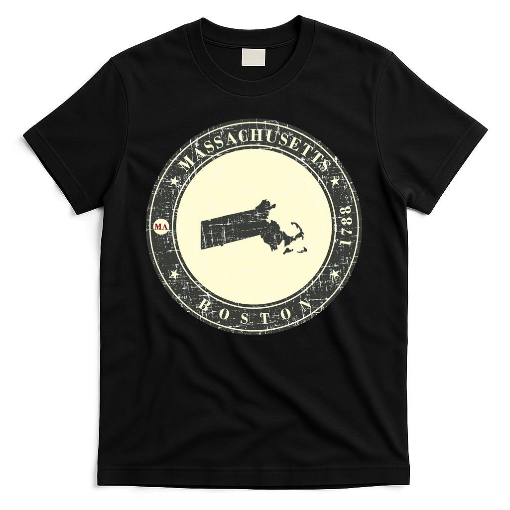 Boston Massachusetts Retro T-Shirt product image 7