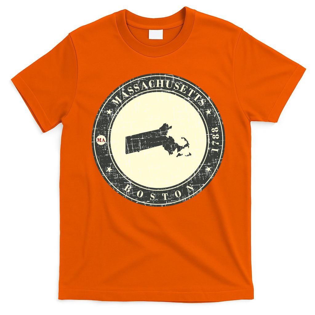 Boston Massachusetts Retro T-Shirt product image 5