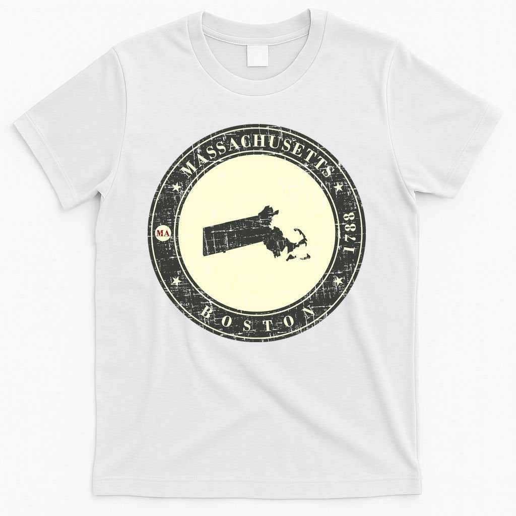 Boston Massachusetts Retro T-Shirt product image 11