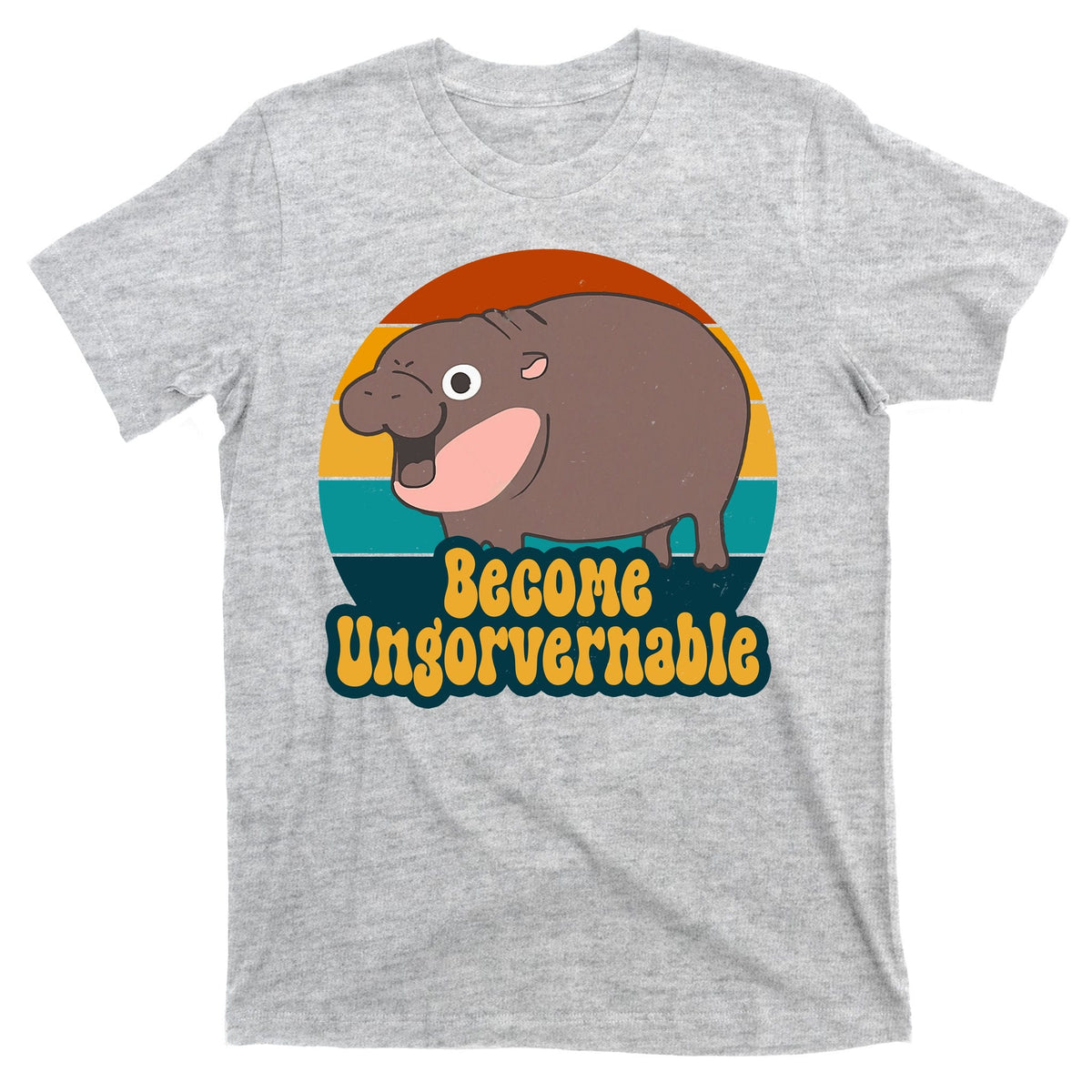 Become Ungovernable Funny Hippo T-Shirt product image 9