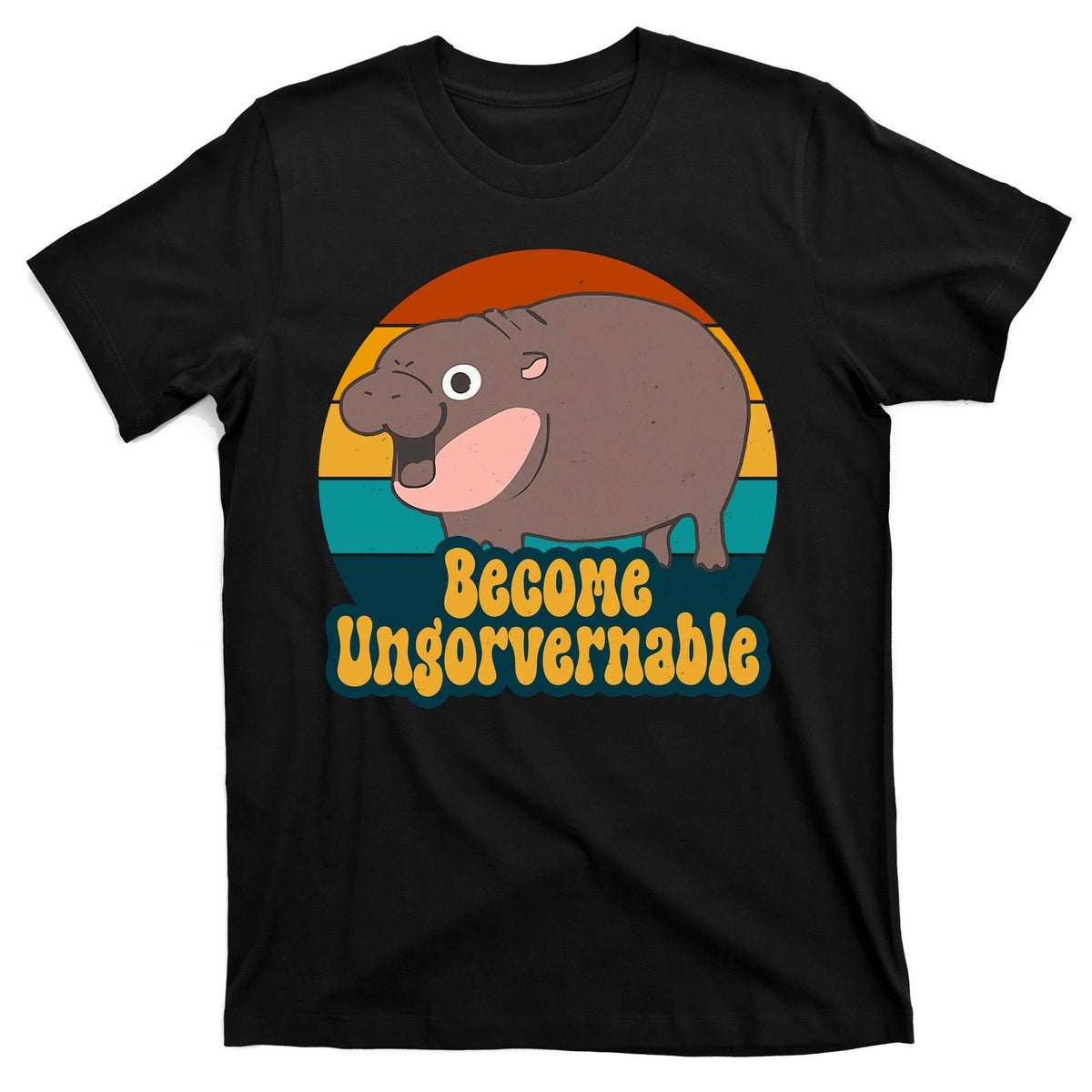 Become Ungovernable Funny Hippo T-Shirt product image 7