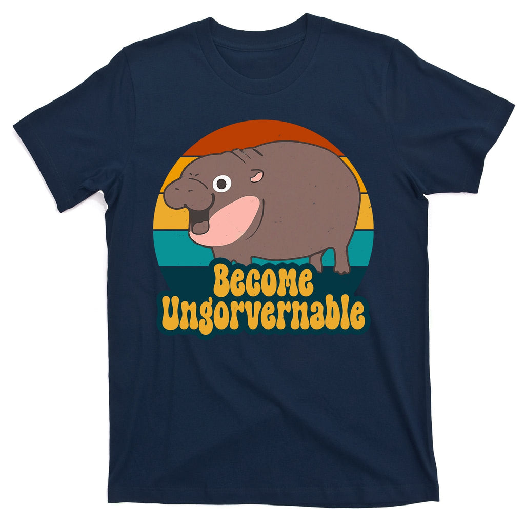 Become Ungovernable Funny Hippo T-Shirt product image 1