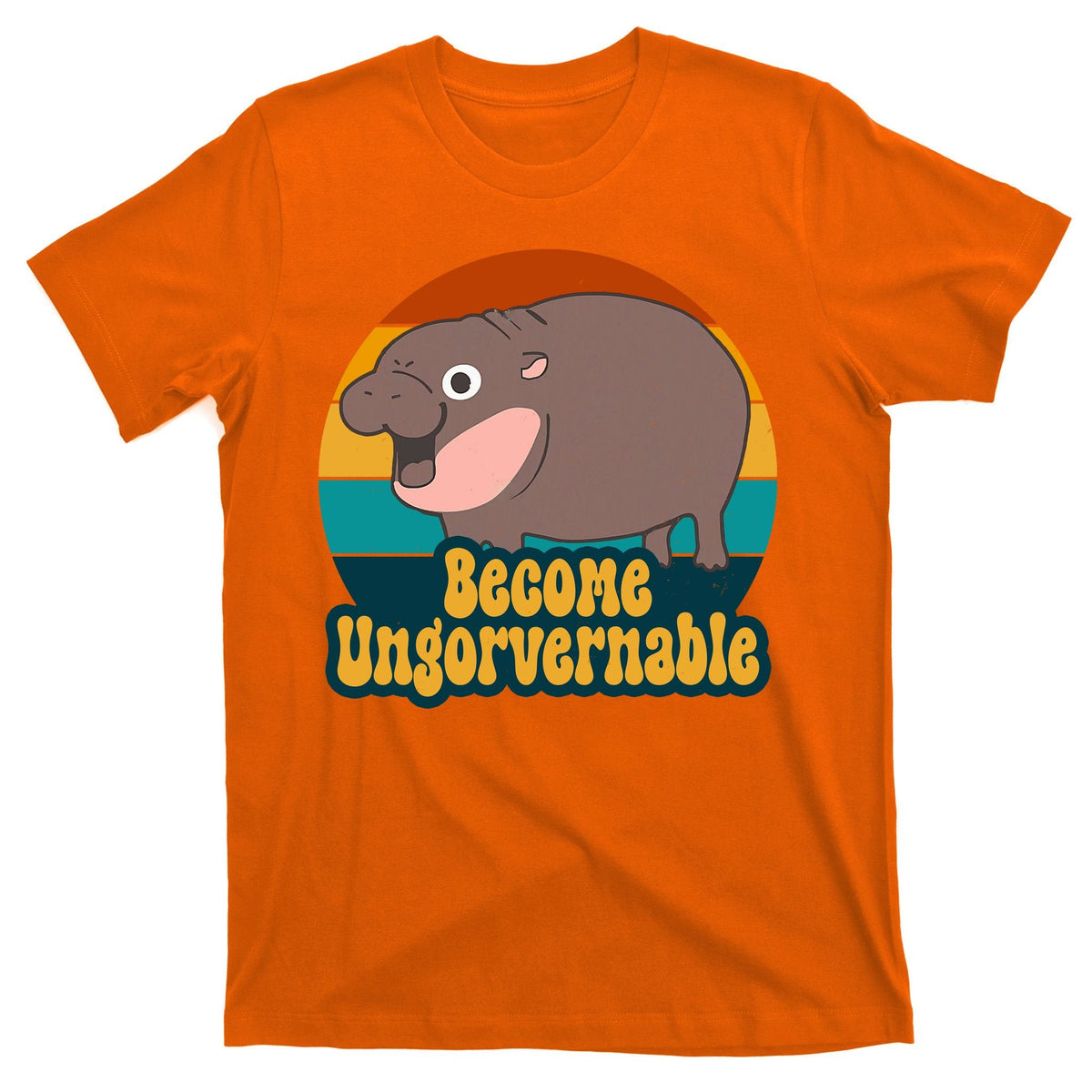 Become Ungovernable Funny Hippo T-Shirt product image 5