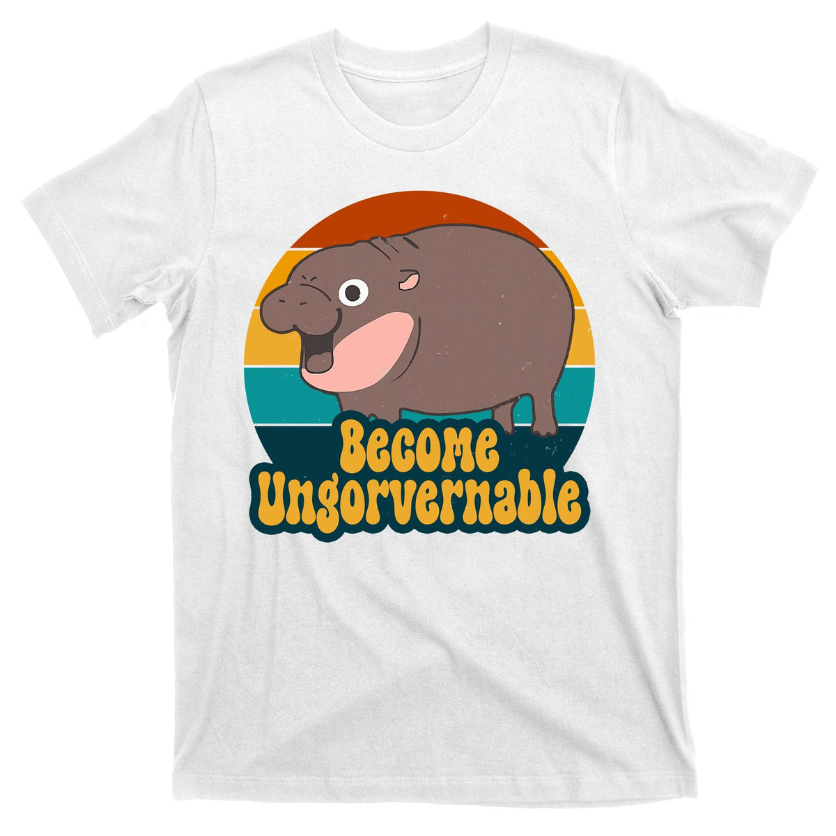 Become Ungovernable Funny Hippo T-Shirt product image 11
