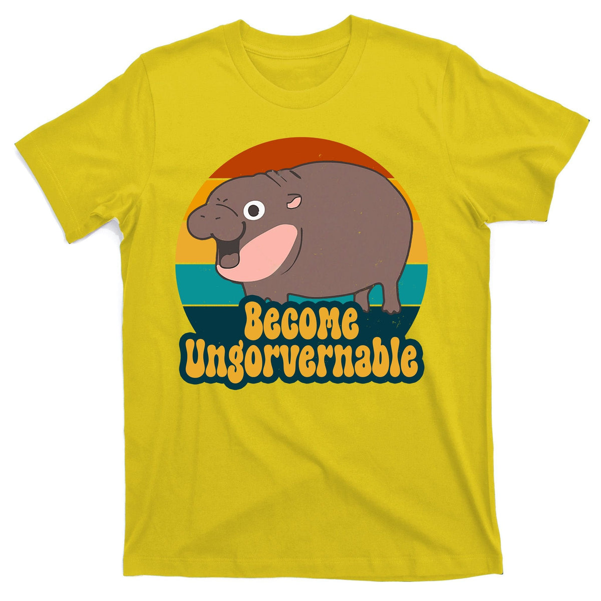 Become Ungovernable Funny Hippo T-Shirt product image 3