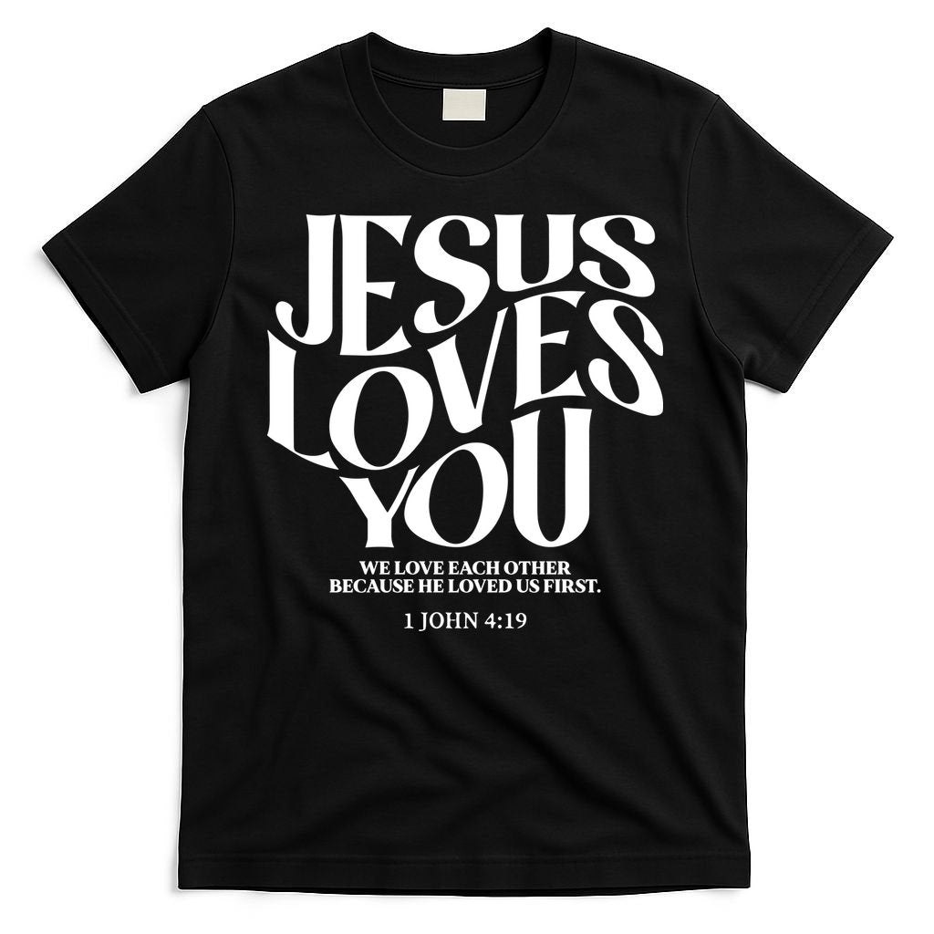 Christian Jesus Loves You T-Shirt product image 5