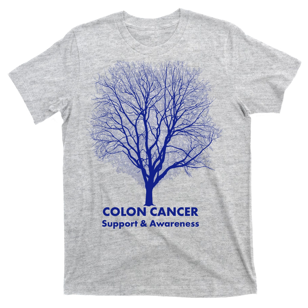 Colon Cancer Awareness Tree T-Shirt product image 9