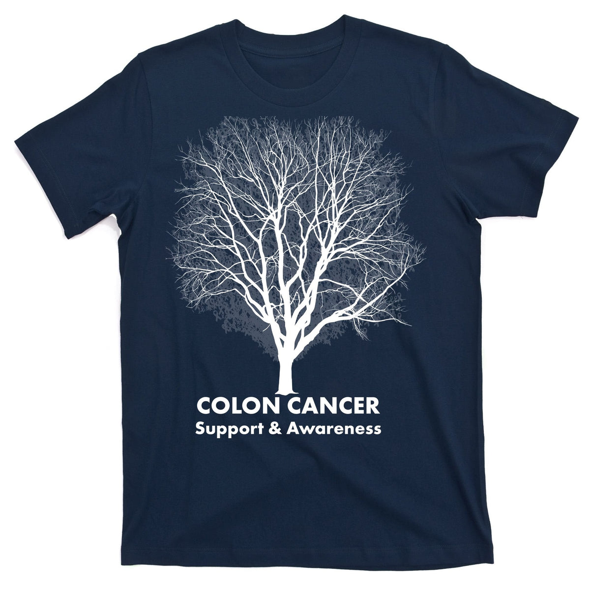 Colon Cancer Awareness Tree T-Shirt product image 1