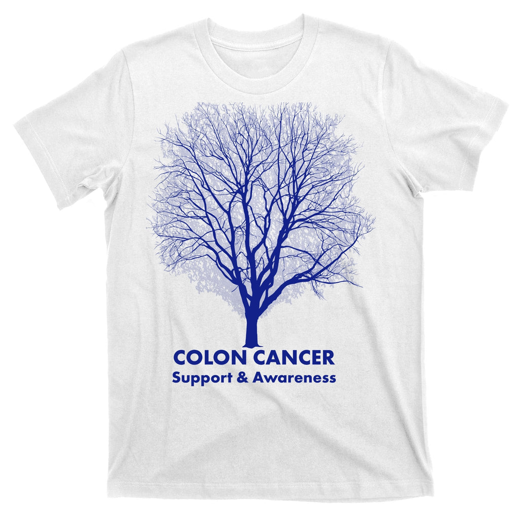 Colon Cancer Awareness Tree T-Shirt product image 11