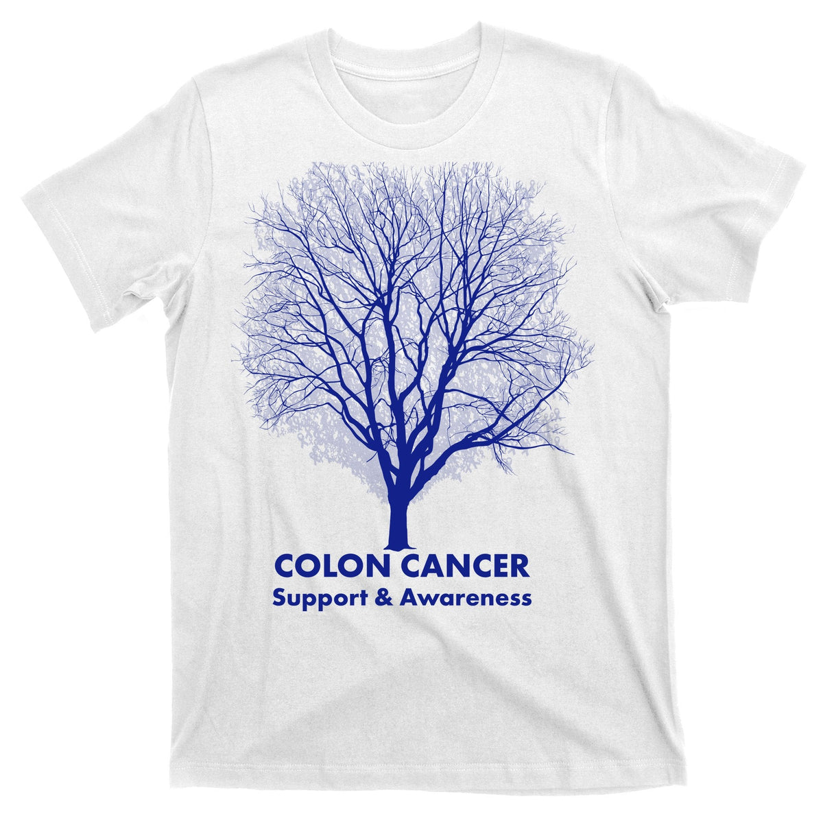 Colon Cancer Awareness Tree T-Shirt product image 11