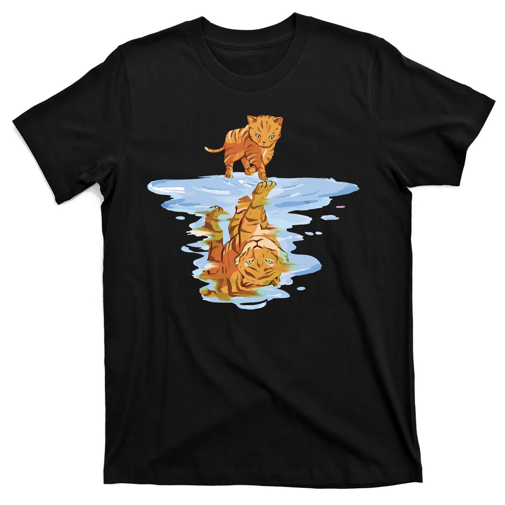 Cat Reflecting Tiger T-Shirt product image 7