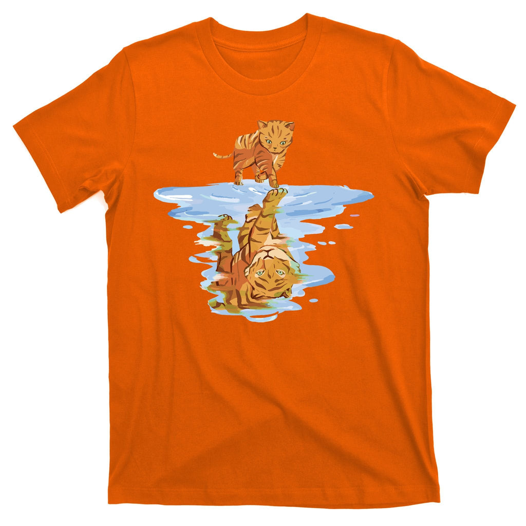 Cat Reflecting Tiger T-Shirt product image 5