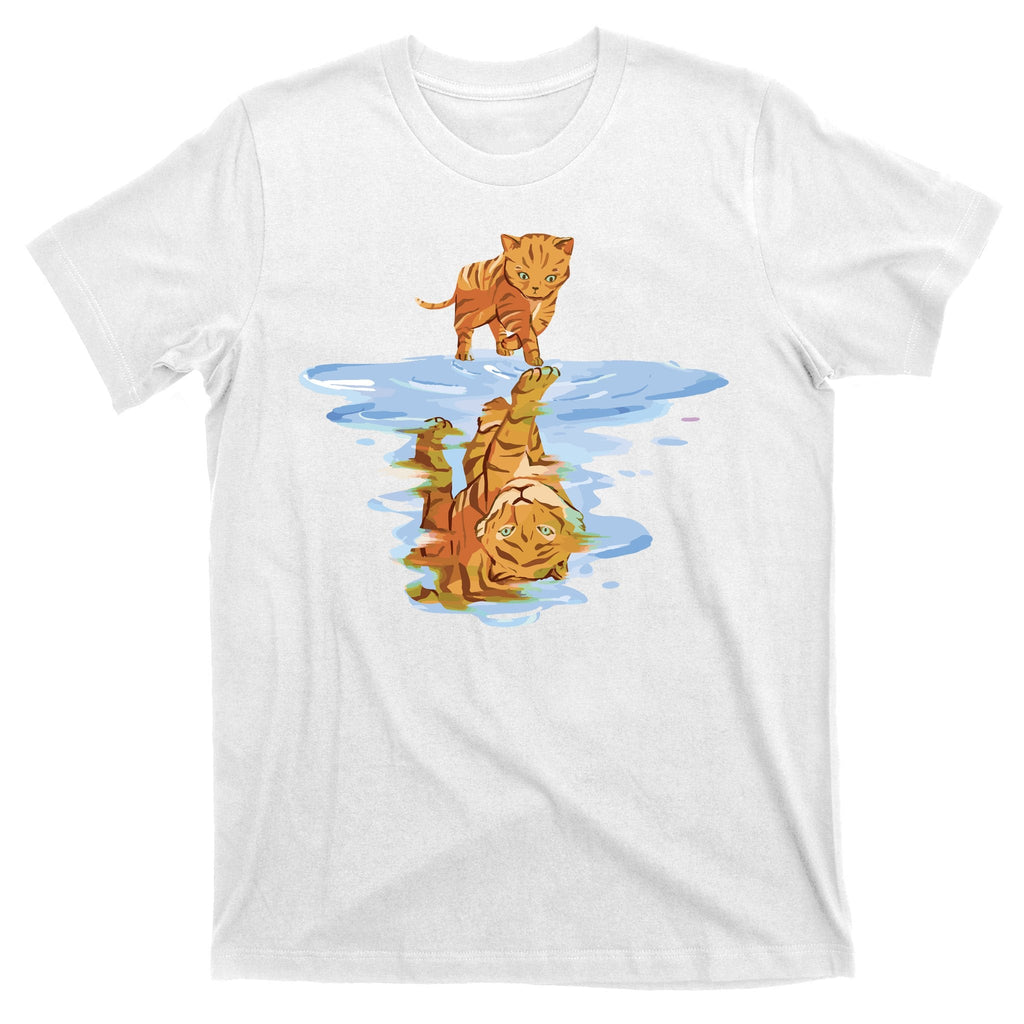 Cat Reflecting Tiger T-Shirt product image 11