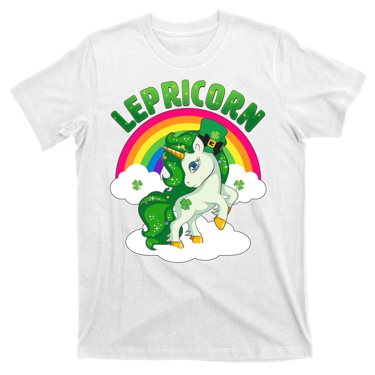 Cute St Patricks Day Rainbow Lepricorn Unicorn Leprechaun product image 11