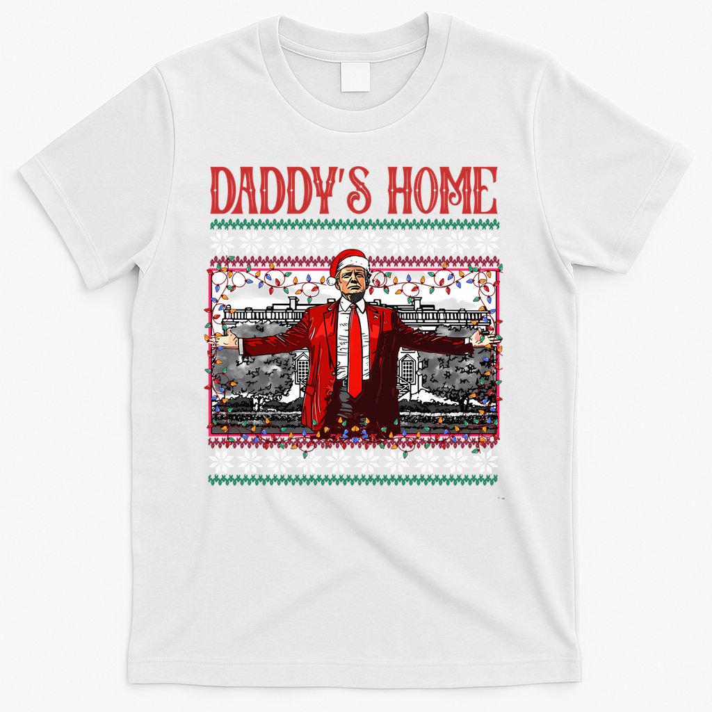 Daddys Home Donald Trump Christmas T-Shirt product image 11