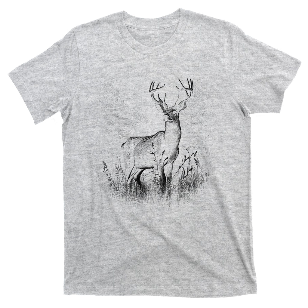 Deer In Nature Realistic T-Shirt product image 9