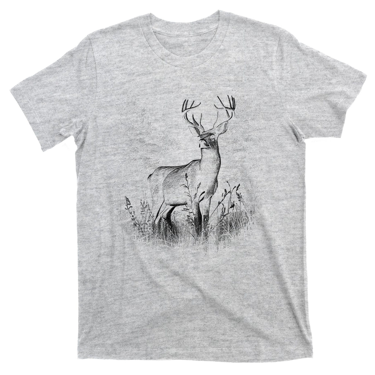 Deer In Nature Realistic T-Shirt product image 9