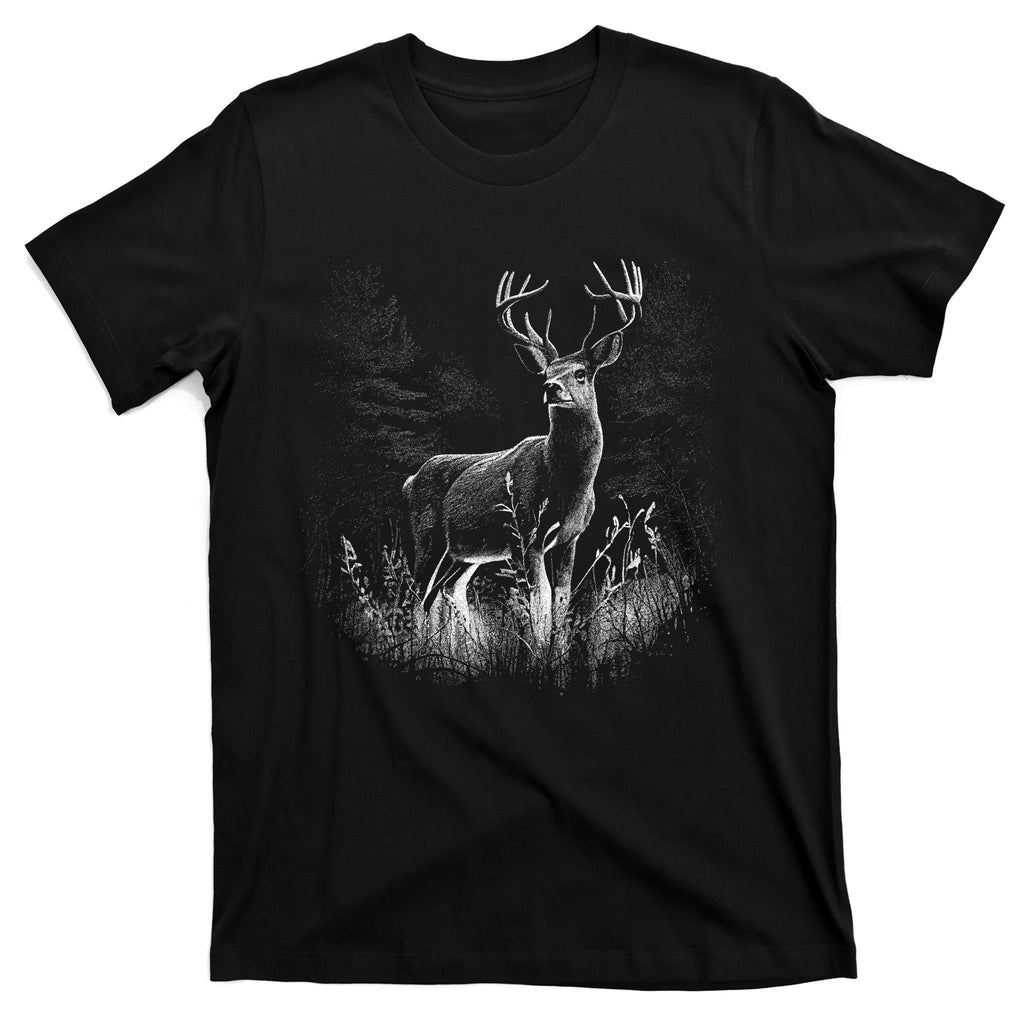 Deer In Nature Realistic T-Shirt product image 7