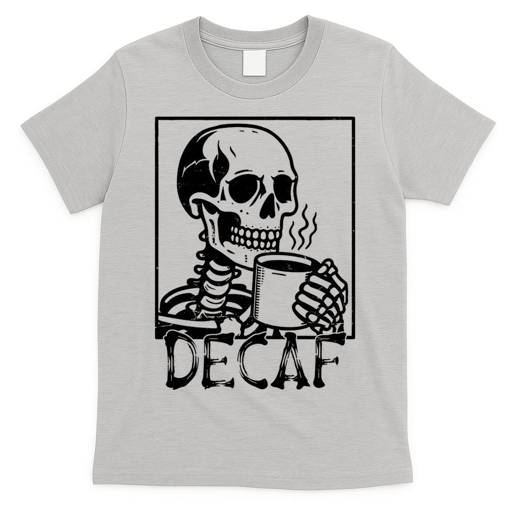 Decaf Skeleton Coffee Skull T-Shirt product image 5
