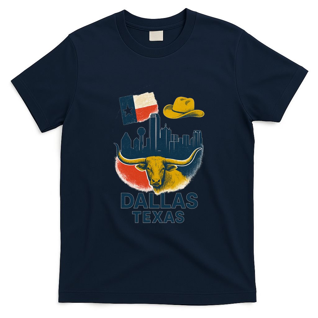 Dallas Texas Modern Collage T-Shirt product image 1