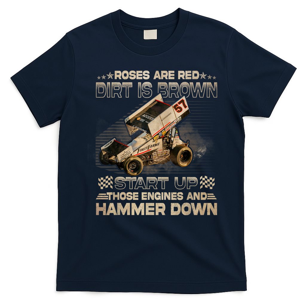 Dirt Track Racing Champion Sprint Car T-Shirt product image 1