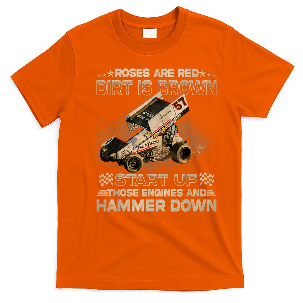 Dirt Track Racing Champion Sprint Car T-Shirt product image 3