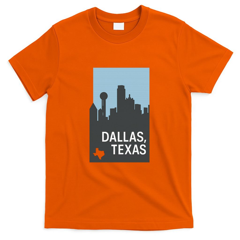 Dallas Texas Simple T-Shirt product image 3
