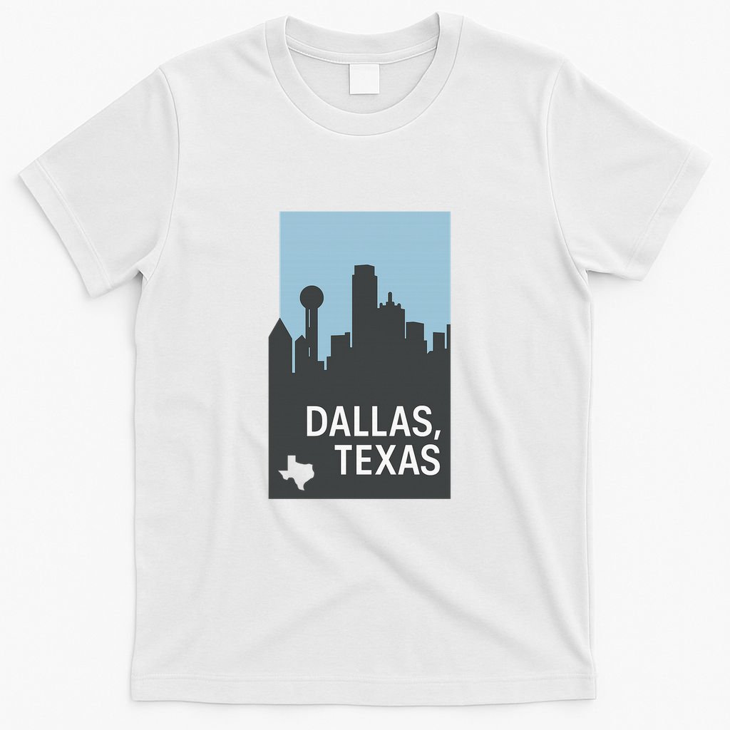 Dallas Texas Simple T-Shirt product image 6