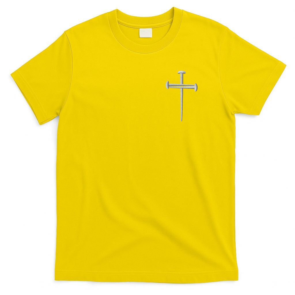 Embroidered 3 Nails Cross Jesus Christ Christian Faith In product image 2