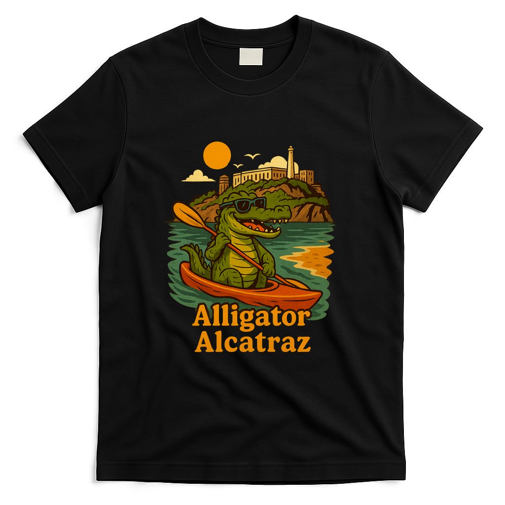 Funny Alligator Alcatraz T-Shirt product image 4