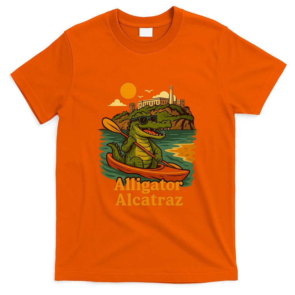Funny Alligator Alcatraz T-Shirt product image 3