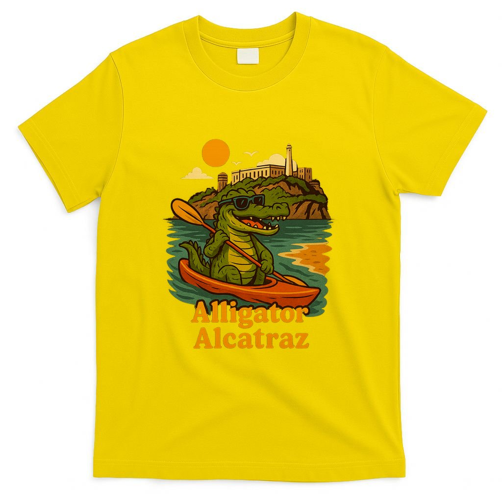 Funny Alligator Alcatraz T-Shirt product image 2