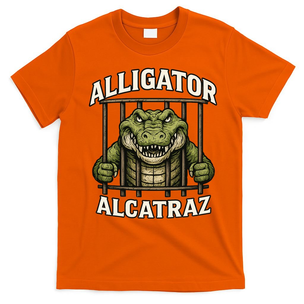 Funny Alligator Alcatraz Jail Prison Gator T-Shirt product image 3